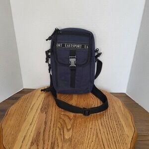 VTG Eastport Crossbody Bag Navy Blue Wallet Purse Adjustable Strap Compartments